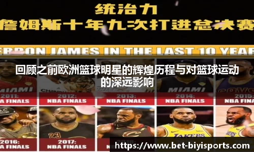 回顾之前欧洲篮球明星的辉煌历程与对篮球运动的深远影响